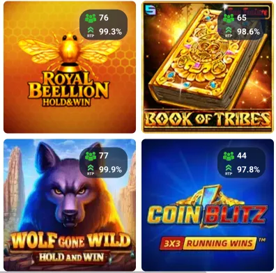 Gry Kasynowe w 20Bet